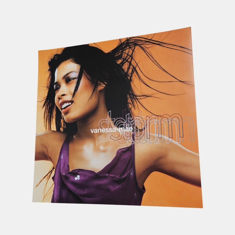 Vanessa-Mae Storm 12x12 Double Sided‎ Promo Flat Album Poster 1998 EMI Records